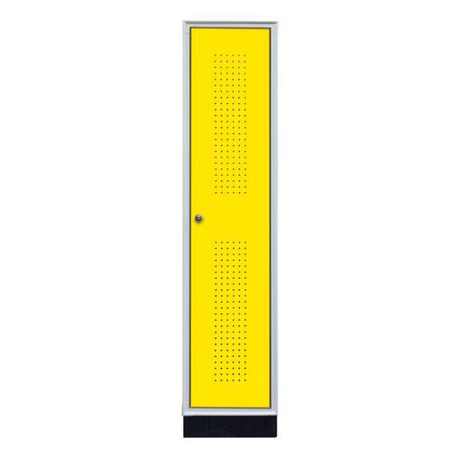 Armadio spogliatoio ind.pulita 1 col. 30X50X175h GIALLO,