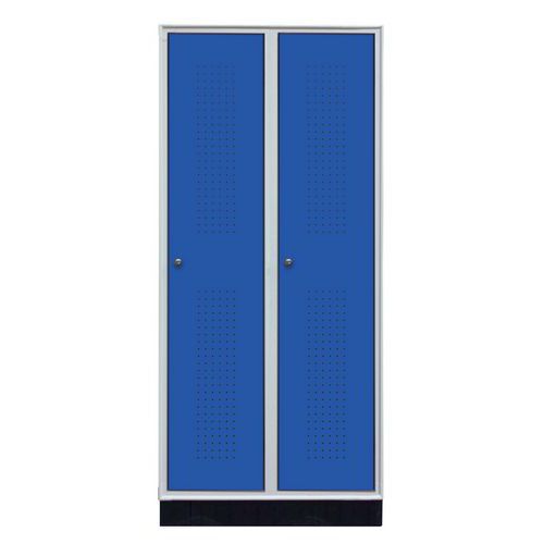 Armadio spogliatoio ind.pulita 2 col. 60X50X175h BLU,