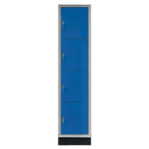 Armadio casellario 4 vani 1 colonna 40X50X175h BLU,