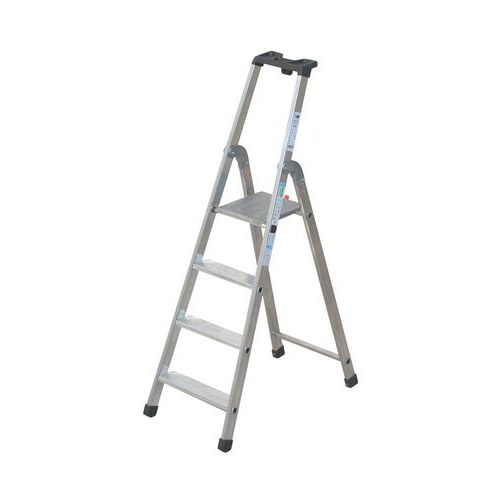 Tecnoscala Quadra alluminio 4 gradini,