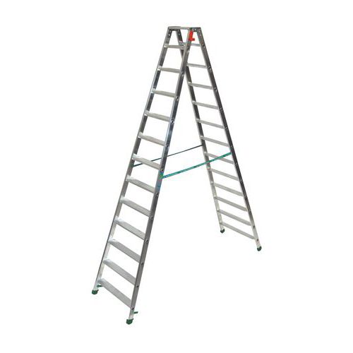 D-5 Doppia Scala DUPLA all. 1 2 gradini + pia netto,