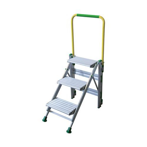 Sgabello piegh 3grad+paracorpo 133x79x265 Alluminio,