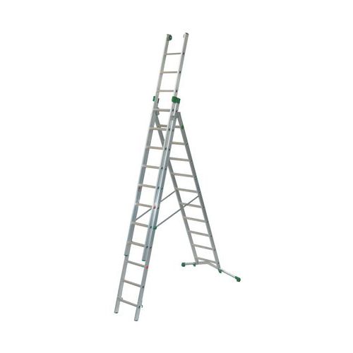 Scala a tre ramp grad 9+10+10 alluminio,