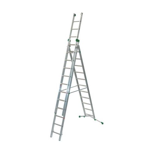 Scala a tre ramp grad 11+12+12 alluminio,
