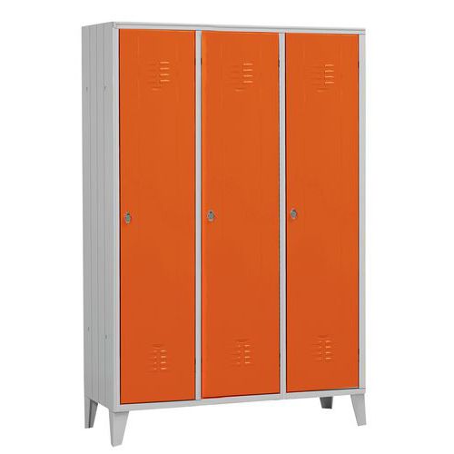 Arm. spogl. sporco/pulito 3 posti RAL200 9 dim.: 120x50x18,