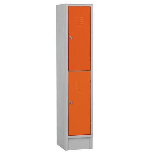 ARM.SPOGL.2 VANI DIM.35X50X180 GRIGIO/ARANCIO RAL 2009,