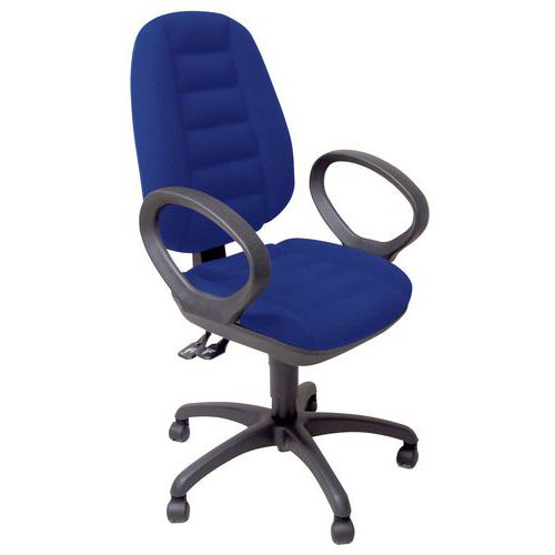 seduta ergonomica schien. alto mecc. CP blu,