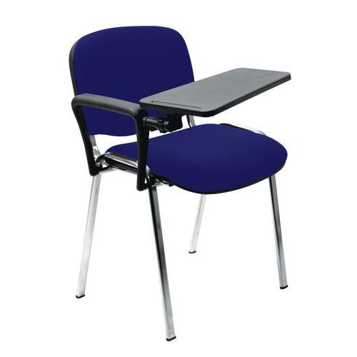 seduta visitatore blu su strut tura acciaio 30 x15 mm,