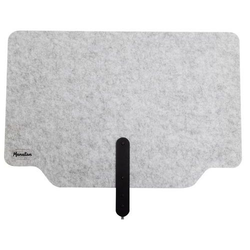 Separatore per scrivania l700 griglio chiaro kit pinze GY04,