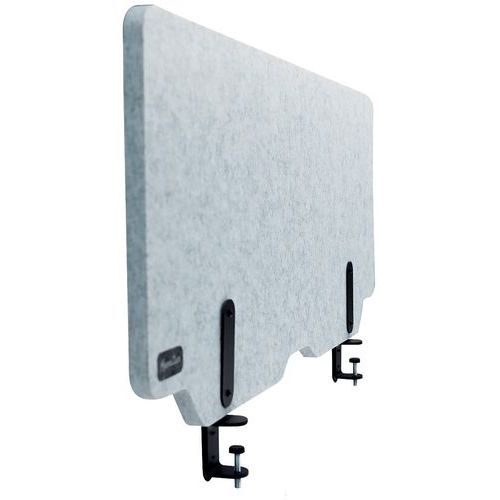 Separatore per scrivania l800 griglio chiaro kit pinze GY04,