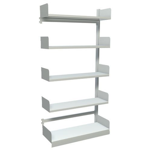 Scaffalatura successiva accesso semplice Car. max rip.:100 kg Alt.:2.000 mm,