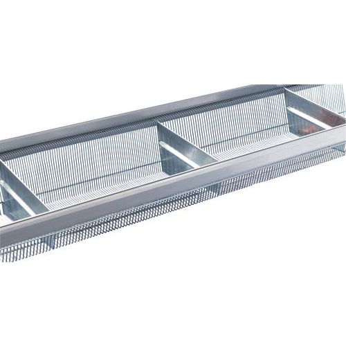 Cestino a griglia HxLxP 120x1000x400 mm,