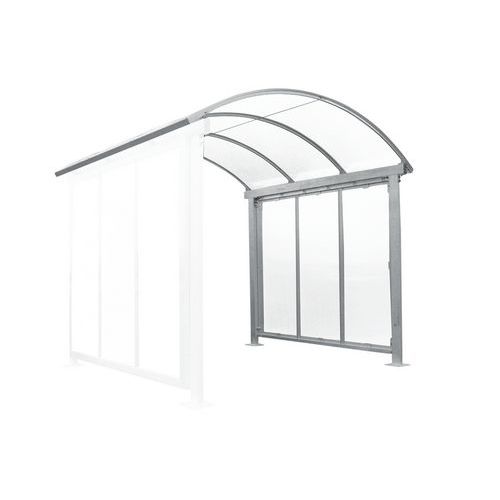 Protezione C laterale DX/SX intermedia grigia,