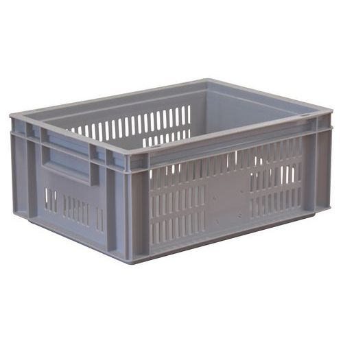 Contenitore a norma europea forato - 15 L fondo pieno,