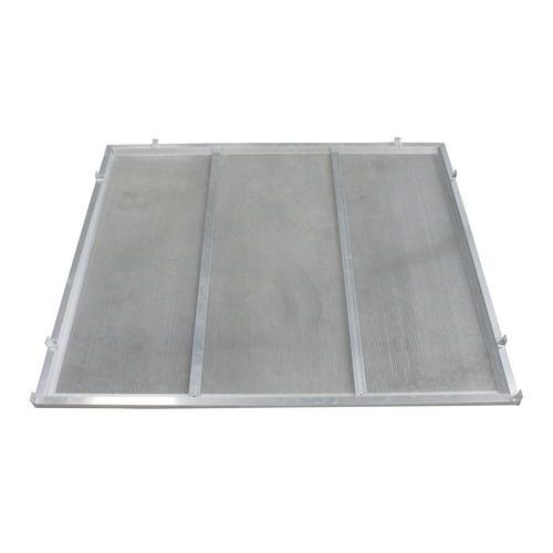 Protezione C laterale DX/SX intermedia in alluminio grezzo,