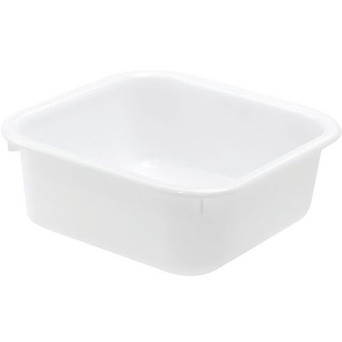 Vaschetta quadrata 10 L - Bianco,