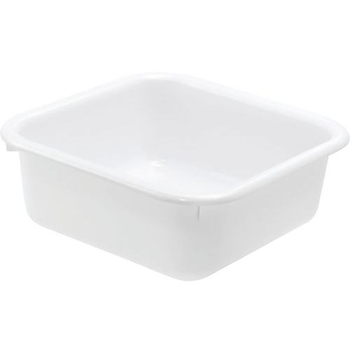 Vaschetta quadrata 12 L - Bianco,