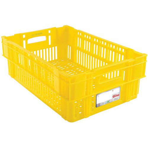 Cassetta per catena del freddo 37 L - Giallo,