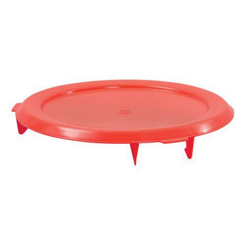 Coperchio piatto per contenitore da 75 L - Rosso,