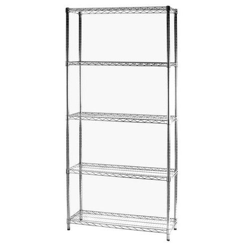 Scaffale cinque ripiani 35 x 90 H. 200,