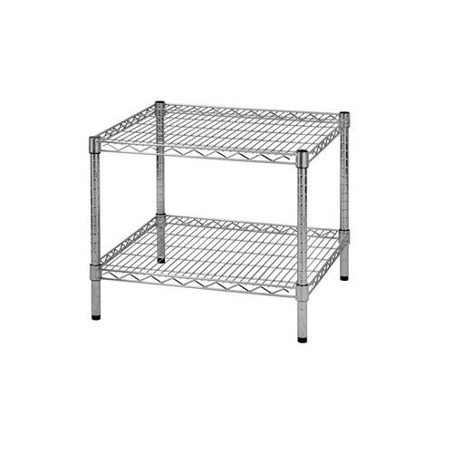 Scaffale due ripiani cm 60 x 60 x h.50,