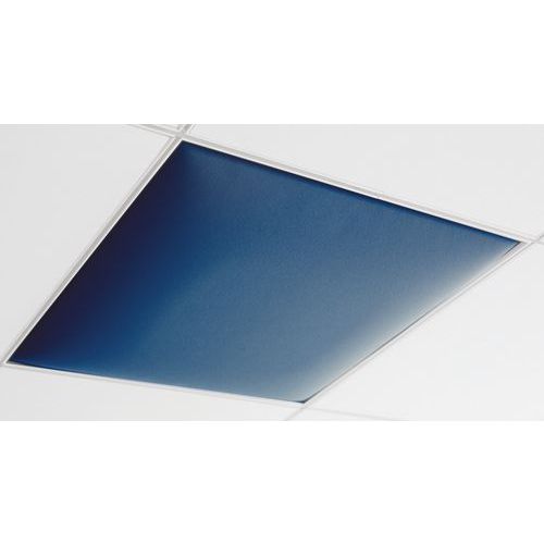 Pannello acustico da soffitto 50 mm T15 blu,