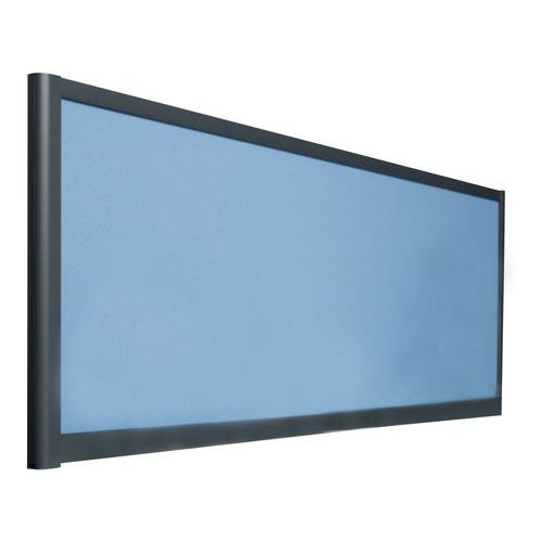 Schermo di separazione 495x1600 Profilo Grigio Twist Blu azzurro,