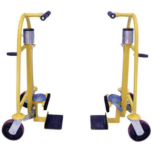 Carrelli elevatori abbinati meccanici capacità 600 kg,