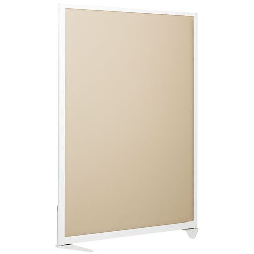 Parete divisoria acustica 170x100 cm Bianco Twist Beige,
