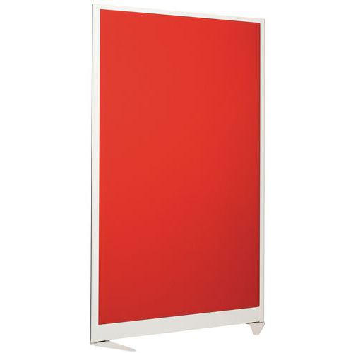 Parete divisoria acustica 170x100 cm Bianco Twist Rosso,