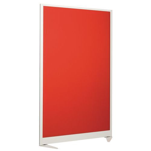 Parete divisoria acustica 170x120 cm Bianco Twist Rosso,