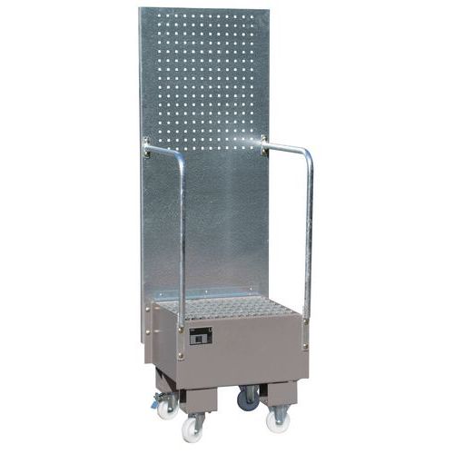 Stazione mobile di ritenzione 1 fusto 60 L,