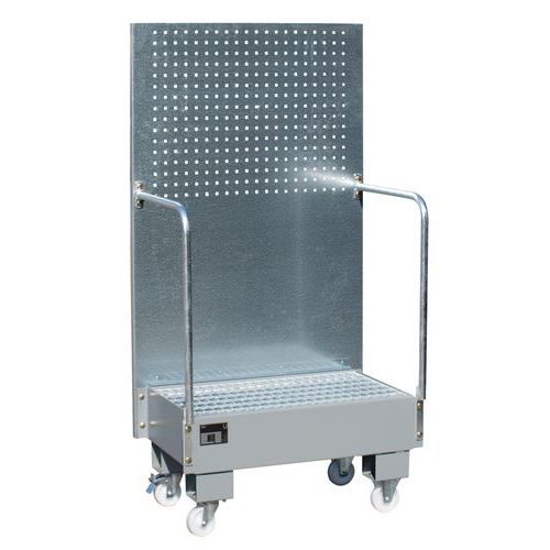 Stazione mobile di ritenzione 2 fusti 60 L,