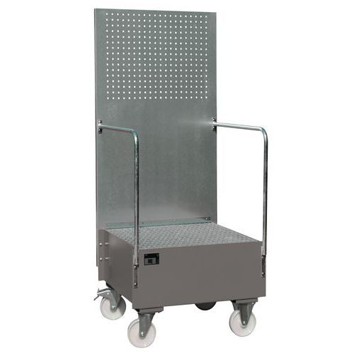 Stazione mobile di ritenzione 1 fusto 200 L,