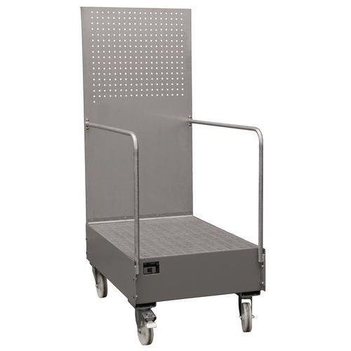 Stazione mobile di ritenzione 2 fusti 200 L,