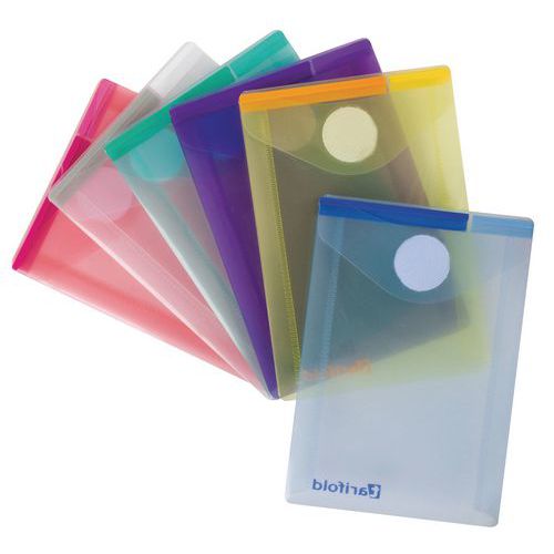 Sacchetto di 6 buste A7 formato ritratto colori assortiti,