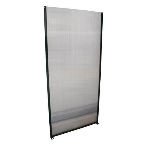 Pannello per riparo per fumatori verde,