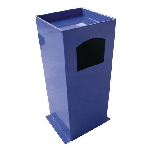 Posacenere per riparo per fumatori blu,