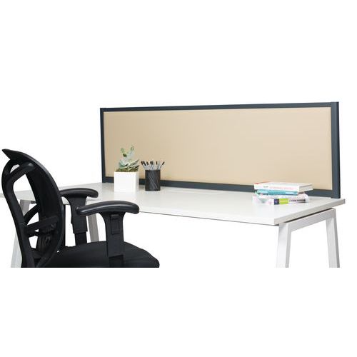 Schermo separ. acustico 495x1400 Profilo Grigio Twist Beige,