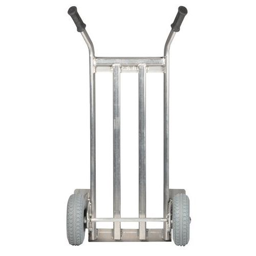 Carrello alluminio ruota antiforatura capacità 350 kg,