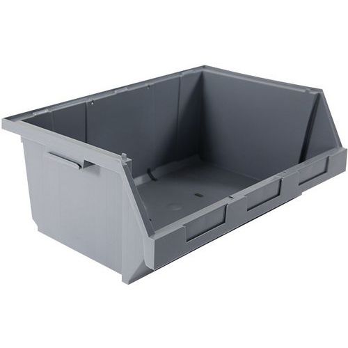 Contenitore a becco per picking 45 L - grigio,