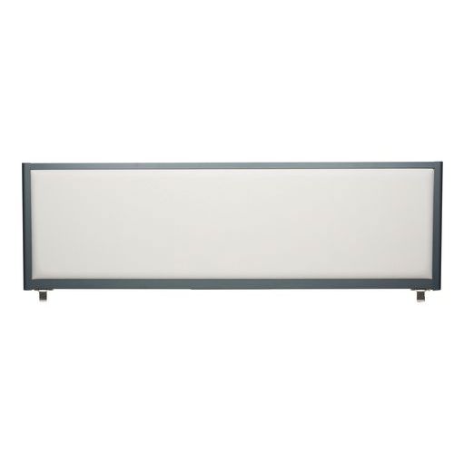 Schermo di separ. acustico 495x1400 Profilo e Twist Grigio,