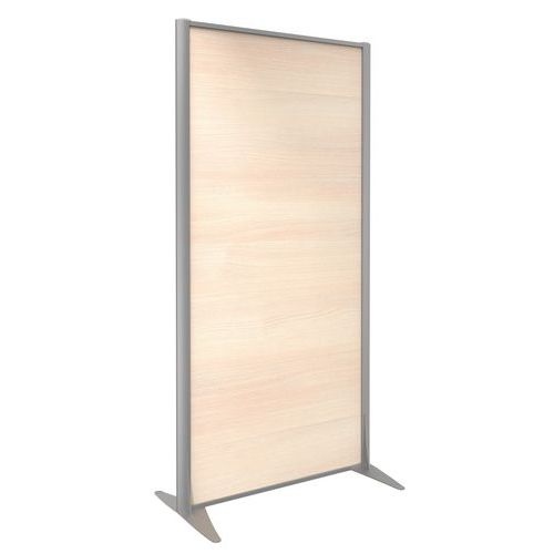 Parete divisoria KP+melaminico quercia profilo arg 160x81cm,