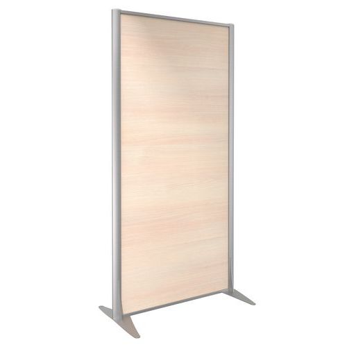 Parete divisoria KP+melaminico quercia profilo arg 160x122,