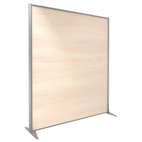 Parete divisoria KP+melaminico quercia profilo arg 180x163,