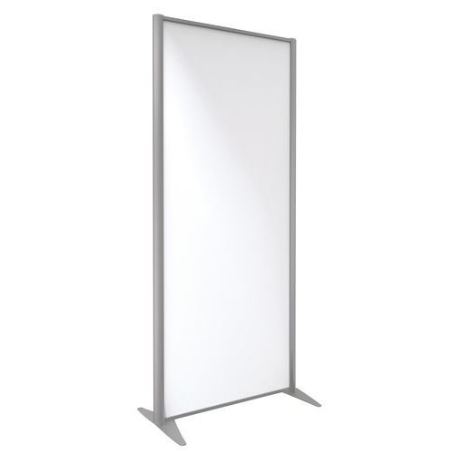 Parete divisoria KP+melaminico grigio profilo arg 180x81,