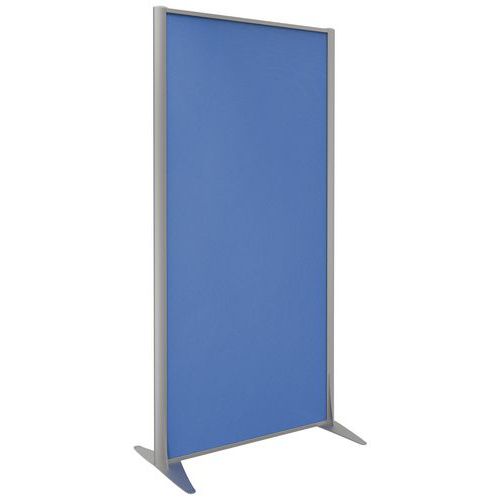 Parete divisoria KP+ tessuto blu oltremare prof arg 160x81,
