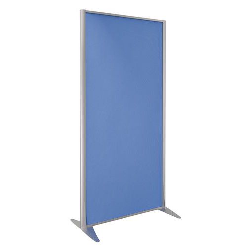 Parete divisoria KP+ tessuto blu oltremare prof arg 160x122,