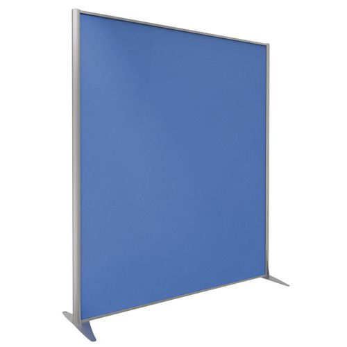 Parete divisoria KP+ tessuto blu oltremare prof arg 180x163,