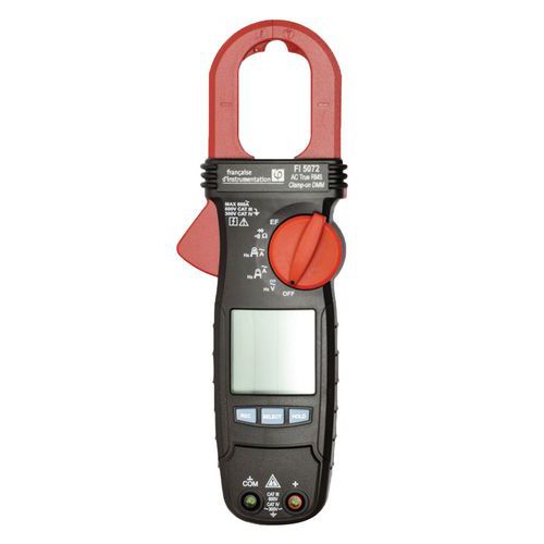 Pinza amperometrica 600A TRMS CA,